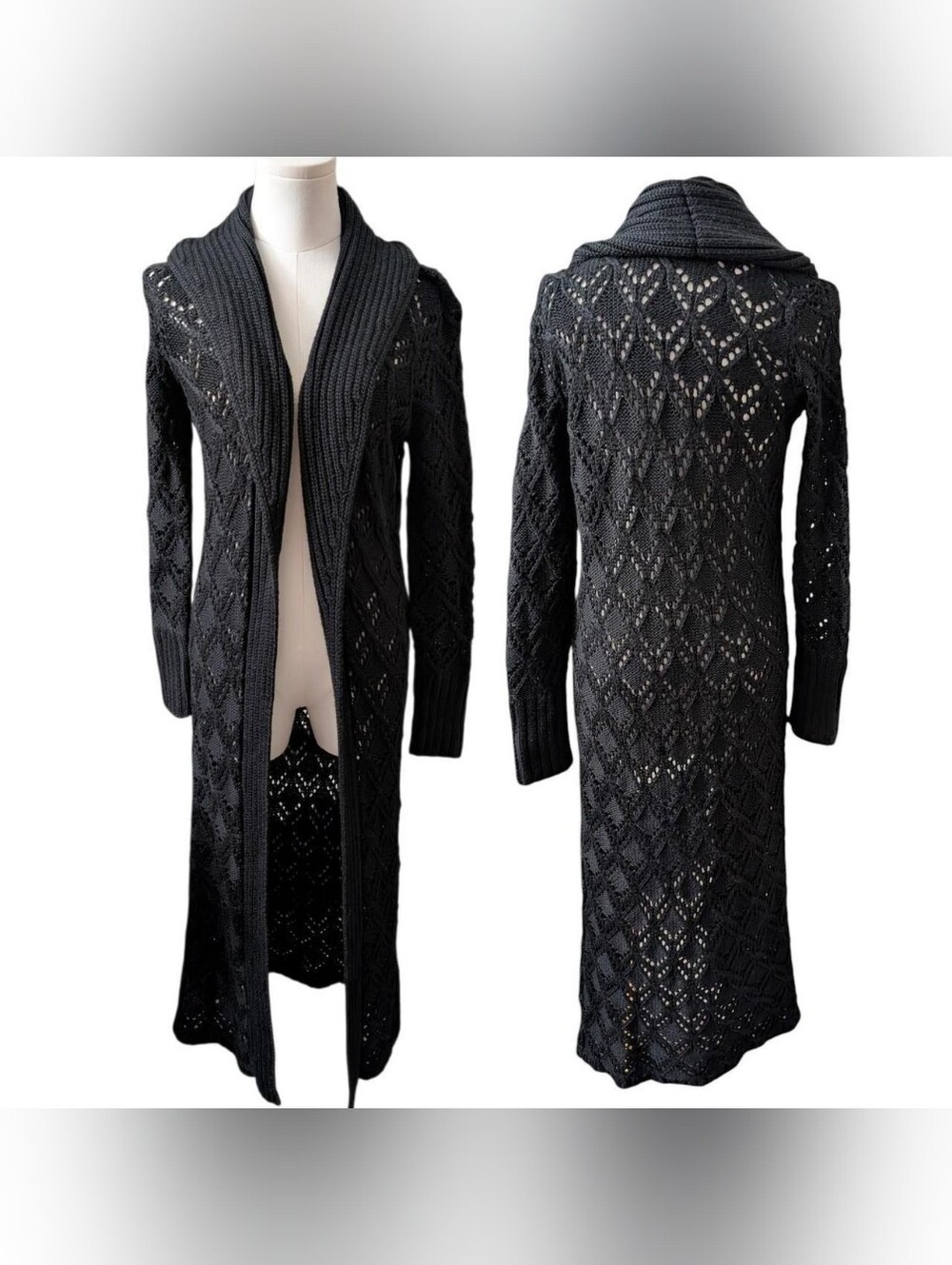 Dramatic Witchy Knit Duster Cardigan (XS-XL) ‼️open to Offers